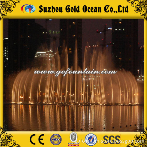 Large Music Dancing Floating Water Fountains Floating on Fresh Lake